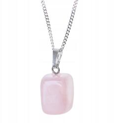  Ezüst Nyaklánc Rózsakvarc Hegyikristály Ezüst 925
