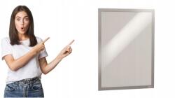 Durable Öntapadós képkeret Durable Duraframe A3 [2] ezüst (4005546404905)