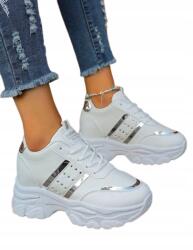 Shein Női Kötött Sportcipő Fehér 39, 5 1DH (SX2405148958707755)