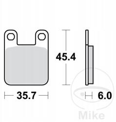 TRW Első hátsó fékbetétek Trw MCB535EC