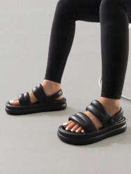 Shein Fekete Szandál Sima Pánt Vastag Talp Nyitott Lábujjak Shein 40-41 (sx2405197320727018)