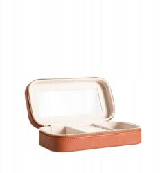 Rinas halszálka mintás ékszerdoboz barna nagy Homla (242048)