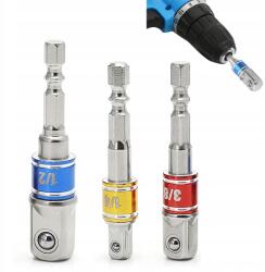  Bit Socet Adapter Készlet 1/4 3/8 1/2 3 Db Csökkentés (I1-00067)