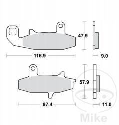 Lucas Trw MCB597 első fékbetét