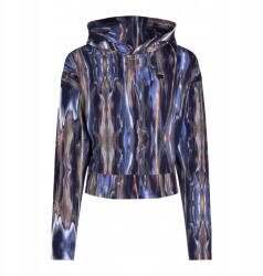 Fila Női pulóver Fila Ceyrat Aop Cropped Hoody blue melting aop M