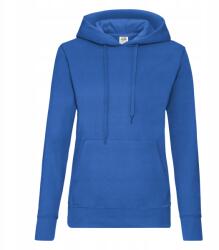 Fruit of the Loom Női kapucnis pulóver Hooded Sweat Royal Blue méret XL (062038051XL)