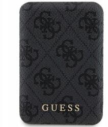 GUESS indukciós powerbank 5000mAh 4G Leather MagSafe Fekete (3666339210571)