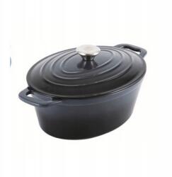 Carl Schmidt Sohn Öntöttvas sütőedény fedővel Xanten 36 x 22 cm fekete (CS-061920)