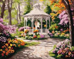 Ideyka Festmény számok szerint Virágos rét 40x50cm (KHO2909)