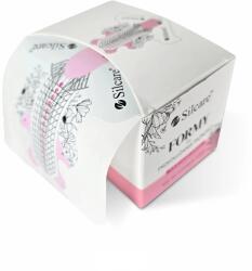 Silcare Körömhosszabbító formák Alumínium (85x90 mm) 100 db