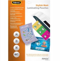 Fellowes lamináló fólia A4/80m matt (25) Fellowes (043859730872)