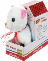 Smily Play Kot kotek fehér sétál, nyávog (SP83917)