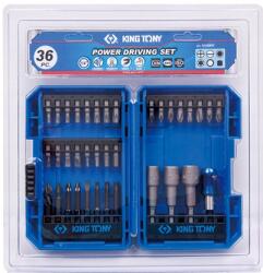 KING TONY Bitek Csavarbehajtóhoz 1/4 36e Hex Torx Ph Pz 8-13mm King Tony 1036MR (1036MR)