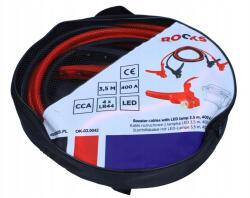 Rooks Indítókábel 3, 5 m-es lámpával, 400a, cca OK-03.0042 Rooks