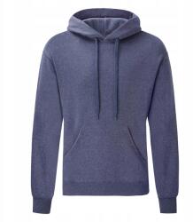 Fruit of the Loom Férfi kapucnis pulóver Hooded Sweat Vintage Heather Navy méret L
