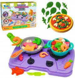 Happy Kiddo Gyurma Gyurmakészlet Nagy Konyha Sütő Gyurma Kreatív Játék (Ciasto masa kuchnia)