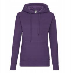 Fruit of the Loom Női kapucnis pulóver Hooded Sweat Lila méret S (620380_PE)