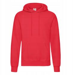 Fruit of the Loom Kapucnis pulóver Fruit of the Loom Hooded Sweat Piros r. L (62-208-0)