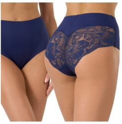 Spiman Női bugyi Bugyi magas derekú csipkével hátul sötétkék S