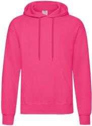 Fruit of the Loom Férfi kapucnis pulóver Hooded Sweat Fuchsia méret S (62-208-0)
