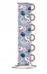 Bialetti 6 db-os eszpresszó csésze szett 60ml állvány Bialetti Bridgerton Porcelán (2700000323)