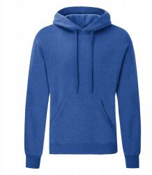 Fruit of the Loom Férfi kapucnis pulóver Hooded Sweat Retro Heather Royal méret M (62-208-0)