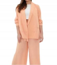 sinsay Narancssárga Blézer Kétsoros Hosszú Ujjú Klasszikus Zsebek XL