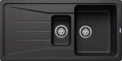 BLANCO Sona 6 S Silgranit Puradur fekete mosogató csaptelep, modern forma (519852)