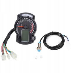  LCD Kilométer Számláló Motorkerékpárokhoz Quad LCD Led Sebességmérő 6 Sebességes (QC04914)