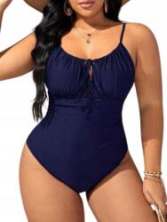 Shein Plus Size Fürdőruha Sötétkék Egyrészes 46 1GI