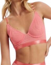 sinsay Rózsaszín Puha, Merevítés Nélküli Hálós Melltartó Merevítőkkel 75B