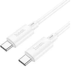 hoco. X88 cablu de date (Tip-C - Tip-C, 60W, încărcător rapid PD, 100cm) FEHÉR X88_TYPEC_W (X88_TYPEC_W)