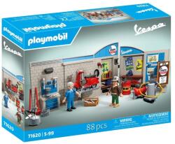 Playmobil Atelier cu vespa rosie (PM71620)
