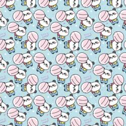 Cardex Édes panda nyalókával kék színű csomagolópapír 100x70 cm 48778