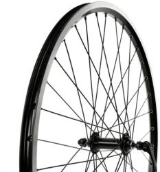 VeloGo Kerék 28" 622 Első DF. fekete ipari csapágy gyorszáras szegecselt