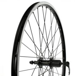 VeloGo Kerék 26" 559 Hátsó DF. kazettás 8/9/10 Shimano TX500 fekete szegecselt