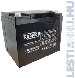 Krafton 12V 50Ah Ciklikus Kerekesszék Akkumulátor (KC12-50)