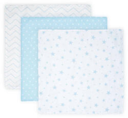 Lorelli Set 3 Scutece Lorelli Pled Muselina 80x80Cm Blue Mix (1034010 1902)