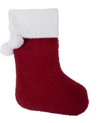 Iris textil akasztós zokni, bordó és fehér szélű 42 x 28cm (061723)