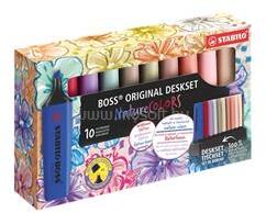 STABILO BOSS ORIGINAL NatureCOLORS Wildflowers Edition 10 db-os szövegkiemelő készlet (STABILO_7010-3-5) (STABILO_7010-3-5)