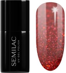 Semilac UV Hybrid Winter Collection gél körömlakk UV / LED-es lámpákhoz árnyalat 609 Snow Berries 7 ml
