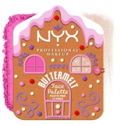 NYX Professional Makeup Buttermelt Face Palette Light/Medium Női