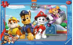Ravensburger 15 db-os puzzle - Mancs őrjárat - Bátor kutyik (05681) (05681)