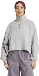 Adidas Bő fazonú pulóver cipzáras hasítékkal, Szürke, L (IY9681-L)