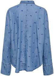 ONLY Női ing, Only, 15337926, Lyocell, L INTL, Kék (0000304784446_L)