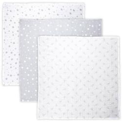 Lorelli Set 3 Scutece Lorelli din Muselin 80x80cm Trio New Grey Mix (1034010 2307)