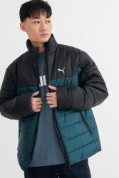 PUMA Puma, Steppelt télikabát logós részlettel, Fekete, Sötétzöld, L (685210-75-L)