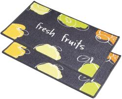 carvapet 2 darabos Carvapet konyhai szőnyeg szett, többszínű, gumi/poliészter, 40 x 60 cm (SX001ARKSA7)