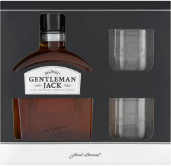 Jack Daniel's whiskey 0, 7l Gentleman Jack +2 pohár díszdobozban