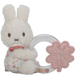 Little Dutch Miffy Fluffy Lucky Blossom Ring Rattle csörgő 0 m+ Pink